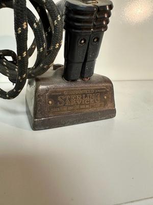 WAGNER METAL FAN AND A STERLING SERVICE CLOTHES IRON