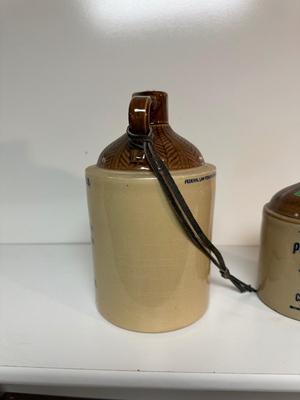 2 PLATTE VALLEY CLAY JUGS