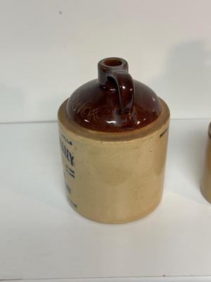 3 PLATTE VALLEY CLAY JUGS