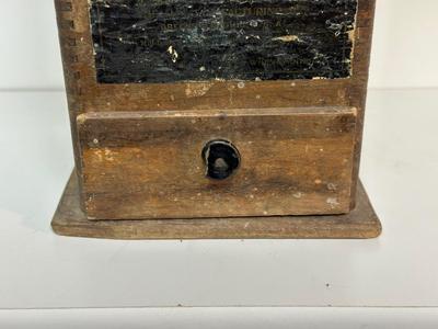 ANTIQUE COFFEE GRINDER AND A HAND MIXER