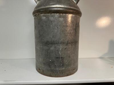 DAIRY MILK STRAINER AND A SMALLER MILK CAN