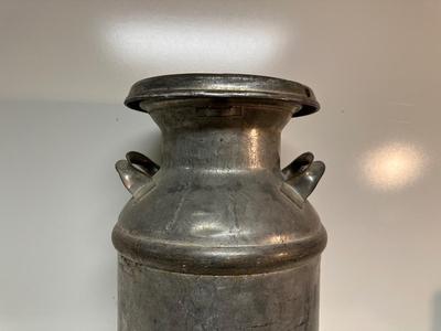 DAIRY MILK STRAINER AND A SMALLER MILK CAN