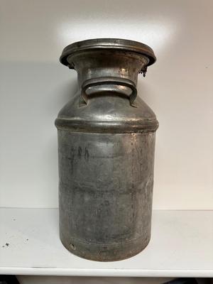 DAIRY MILK STRAINER AND A SMALLER MILK CAN