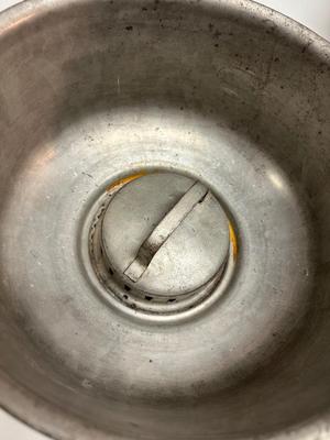 DAIRY MILK STRAINER AND A SMALLER MILK CAN