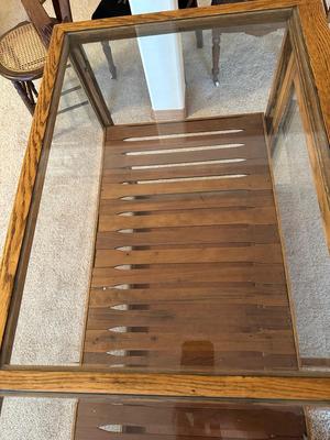 BEAUTIFUL ANTIQUE DISPLAY CASE