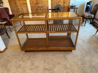 BEAUTIFUL ANTIQUE DISPLAY CASE