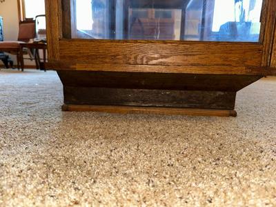 BEAUTIFUL ANTIQUE DISPLAY CASE