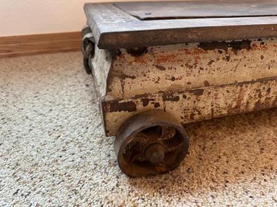 ANTIQUE FAIRBANKS CAST IRON PORTABLE PLATFORM SCALE