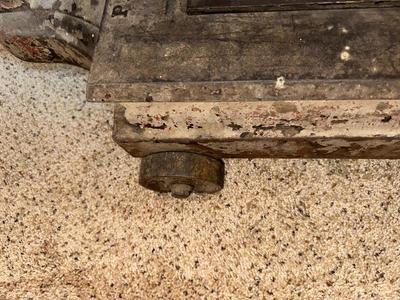 ANTIQUE FAIRBANKS CAST IRON PORTABLE PLATFORM SCALE