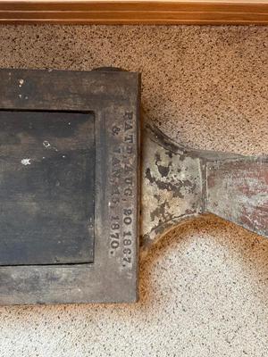 ANTIQUE FAIRBANKS CAST IRON PORTABLE PLATFORM SCALE