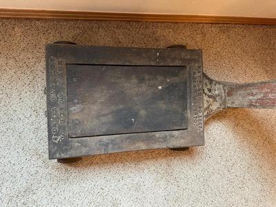 ANTIQUE FAIRBANKS CAST IRON PORTABLE PLATFORM SCALE