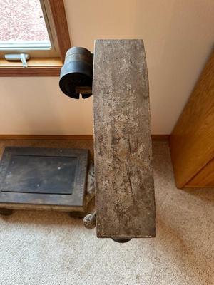 ANTIQUE FAIRBANKS CAST IRON PORTABLE PLATFORM SCALE