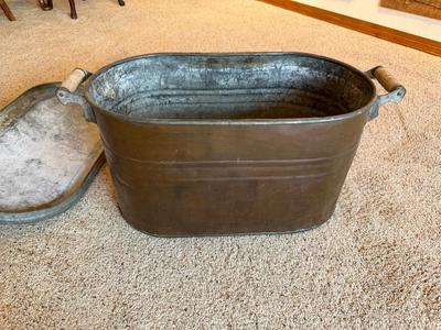 ANTIQUE COPPER BOILER