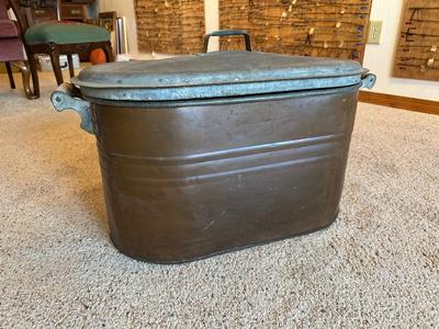 ANTIQUE COPPER BOILER