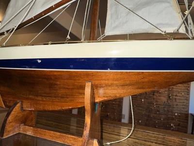 MODEL OF THE RAINBOW J-CLASS YACHT