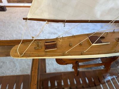 MODEL OF THE RAINBOW J-CLASS YACHT