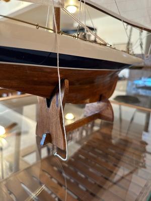 MODEL OF THE RAINBOW J-CLASS YACHT