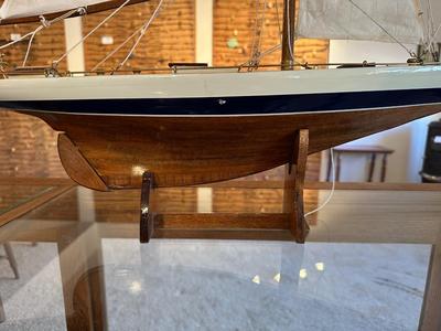 MODEL OF THE RAINBOW J-CLASS YACHT