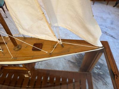 MODEL OF THE RAINBOW J-CLASS YACHT