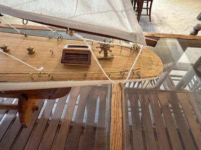 MODEL OF THE RAINBOW J-CLASS YACHT