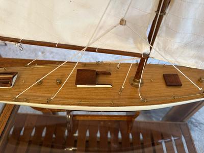 MODEL OF THE RAINBOW J-CLASS YACHT