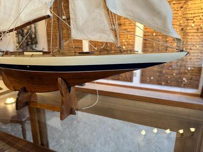 MODEL OF THE RAINBOW J-CLASS YACHT