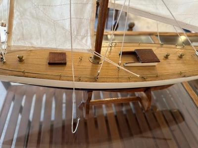 MODEL OF THE RAINBOW J-CLASS YACHT
