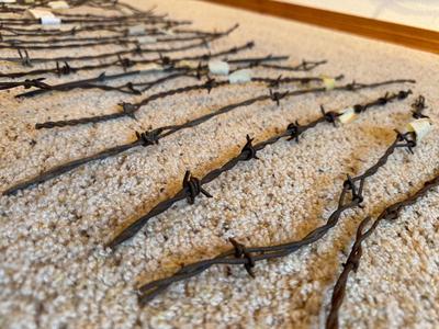 AN ASSORTMENT OF BARBED WIRE