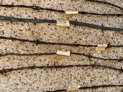 AN ASSORTMENT OF BARBED WIRE