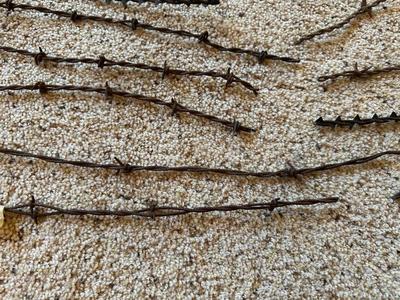 AN ASSORTMENT OF BARBED WIRE