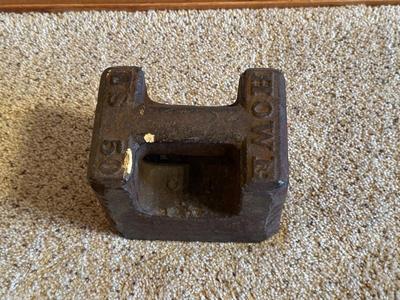 VINTAGE 50lb HOWE SCALE WEIGHT