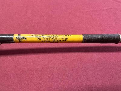 EAGLE CLAW AND WRIGHT AND MCGILL FISHING RODS AND A SHIMANO REEL