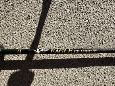 FENWICK EAGLE GRAPHITE FISHING POLE AND SHIMANO 1000 REEL WITH FISHING ROD