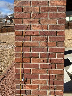 FENWICK EAGLE GRAPHITE FISHING POLE AND SHIMANO 1000 REEL WITH FISHING ROD