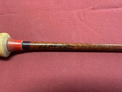 RED HOT ICE 24” ICE FISHING POLE AND PHILLIPSON FISHING ROD WITH REEL