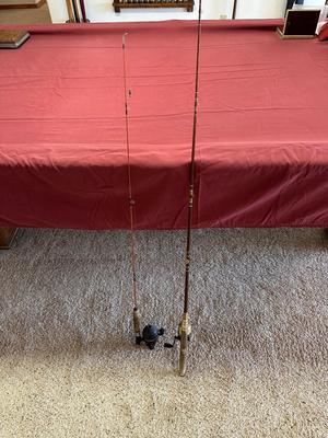 BROWNING FISHING POLE, DAIWA AND SHAKESPEARE REELS