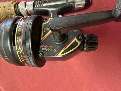 BROWNING FISHING POLE, DAIWA AND SHAKESPEARE REELS