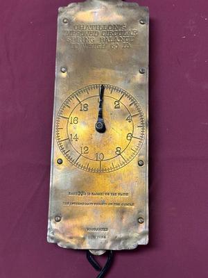 CHATILLON'S HANGING SCALE 60 POUND