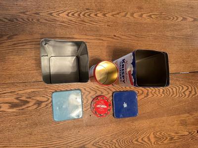 OLD HOUSEHOLD TINS