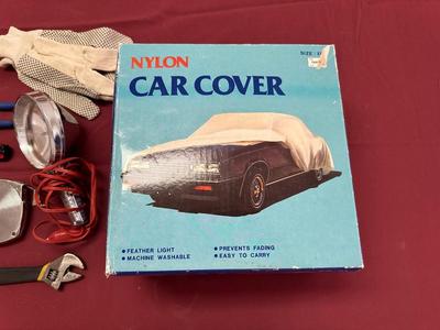 XL CAR COVER AND OTHER AUTO ITEMS