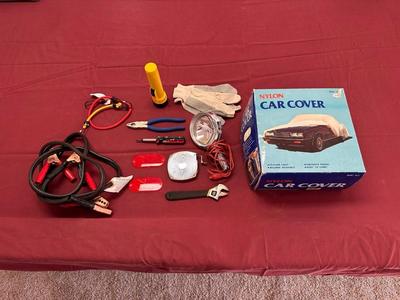 XL CAR COVER AND OTHER AUTO ITEMS