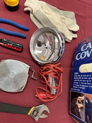 XL CAR COVER AND OTHER AUTO ITEMS