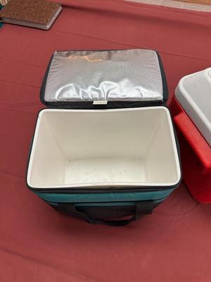 SOFT SIDED AND HARD SIDED COOLERS