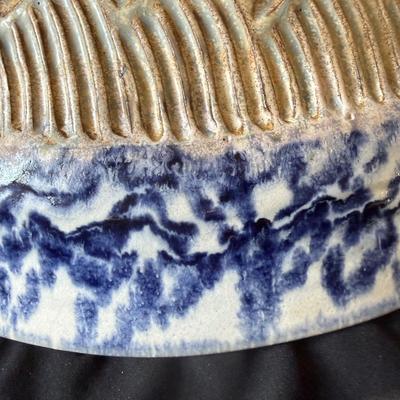 Gorgeous Large Clyde Gobble Pottery Bowl (D-BM)