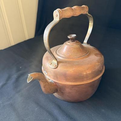 Two Copper Tea Pots (D-BM)