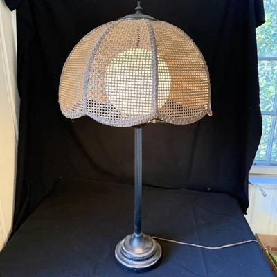 MCM Wicker Table Lamp (D-BM)