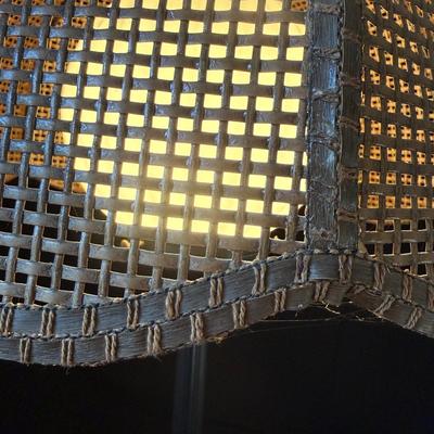 MCM Wicker Table Lamp (D-BM)