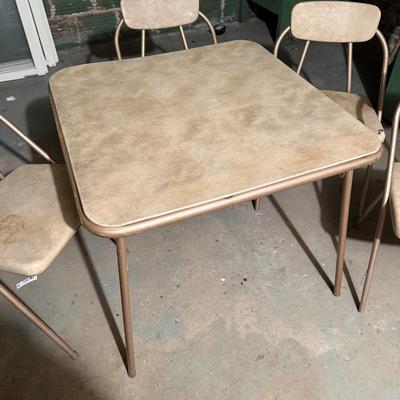 Vintage Card Table and Chairs (BS2-BM)