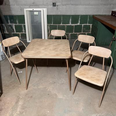 Vintage Card Table and Chairs (BS2-BM)