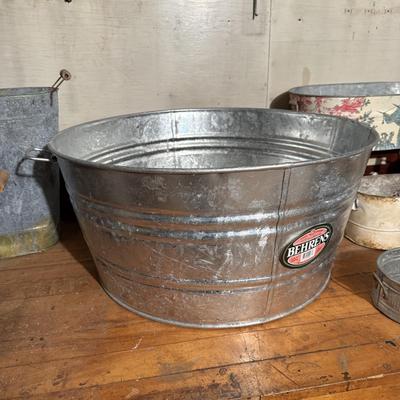 Galvanized Tubs and Basins (BS2-BM)
